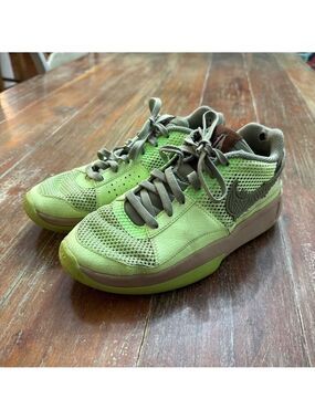 Nike Ja 1 GS Zombie Halloween Basketball Shoes Green Size 6